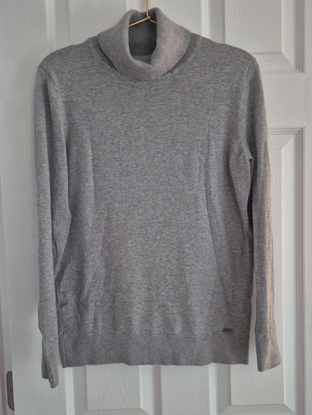 Tommy Hilfiger Light Grey Turtleneck Sweater